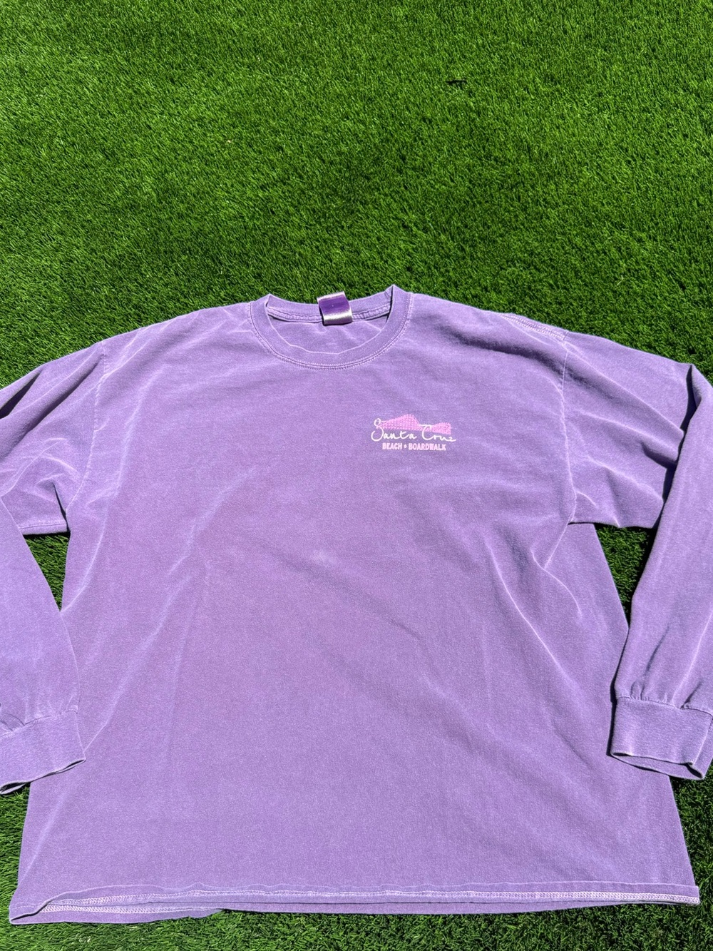 Santa Cruz Beach Boardwalk garment dyed long sleeve